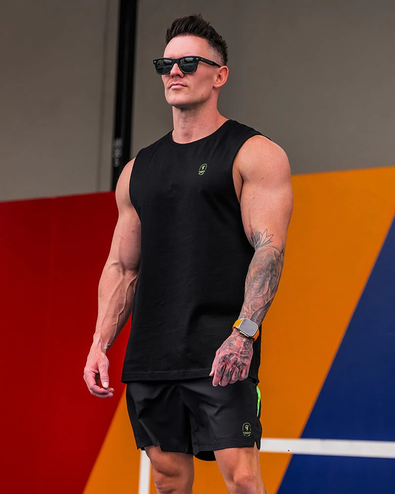 Active Sleeveless - Splatter - Lime 5" - Image 4