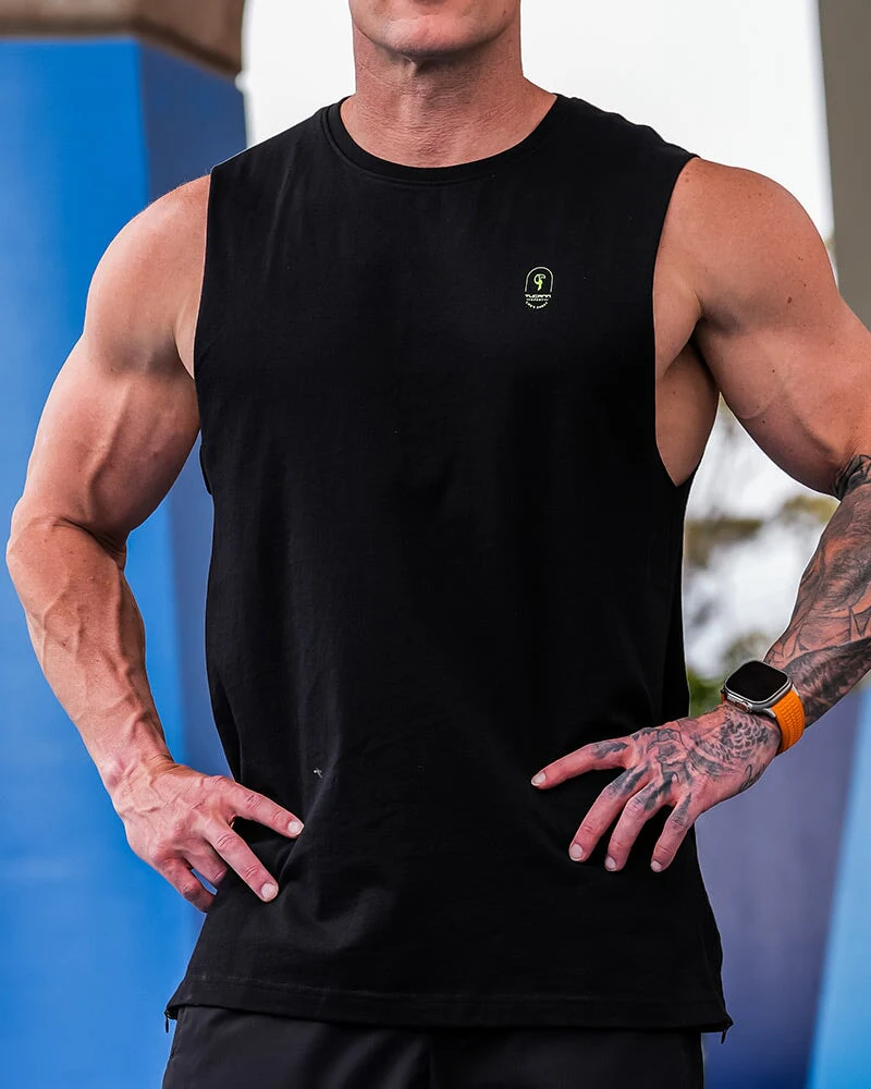 Active Sleeveless - Splatter - Lime 5" - Image 5