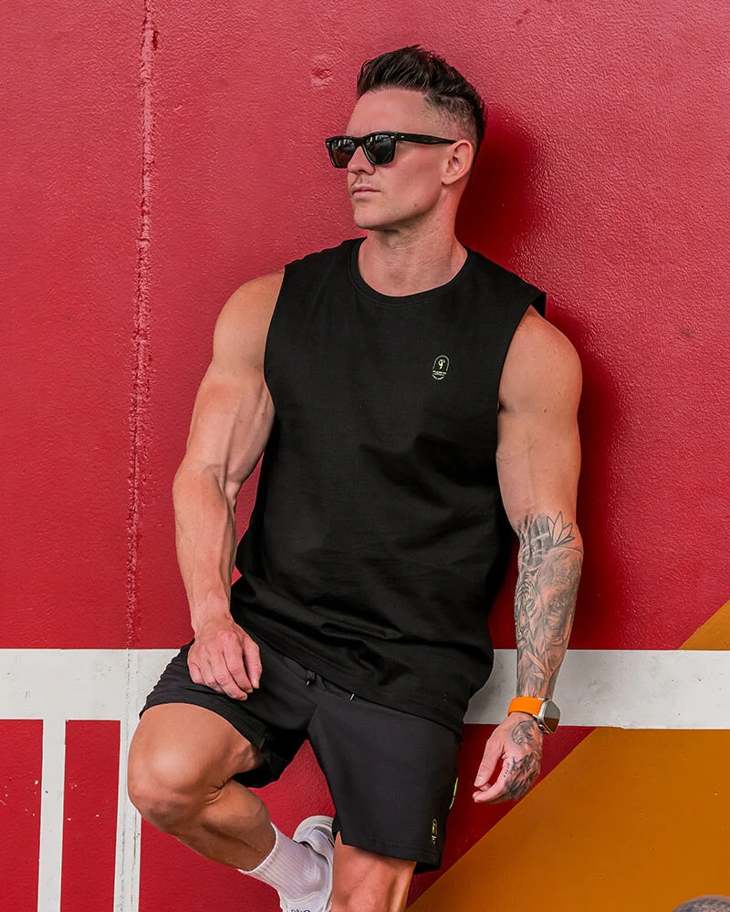 Active Sleeveless - Splatter - Lime 5" - Image 9