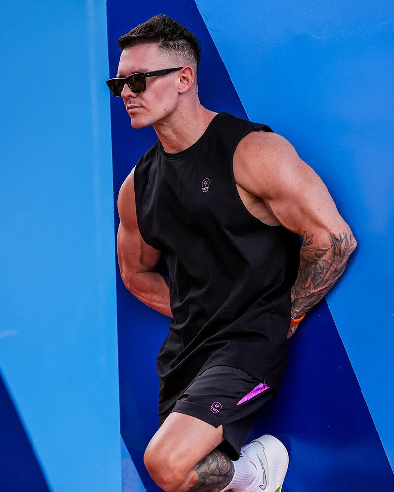 Active Sleeveless - Splatter - Purple 5" - Image 6