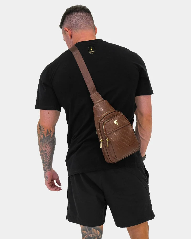Brown Leather Messenger Bag - Image 5