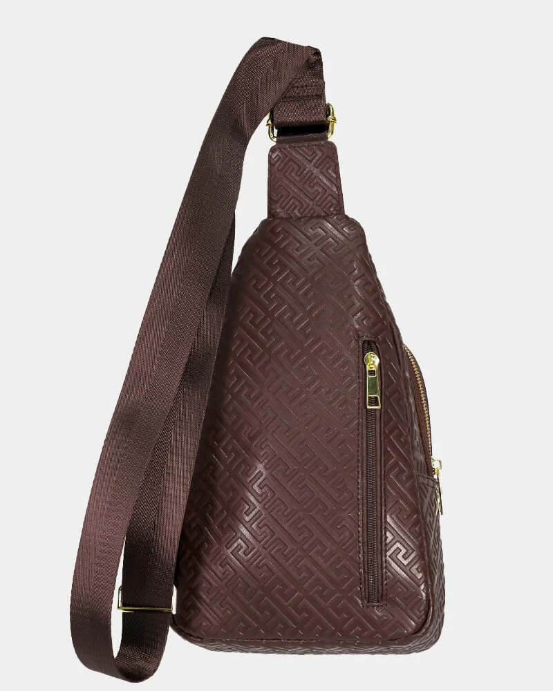 Brown Leather Messenger Bag - Image 7