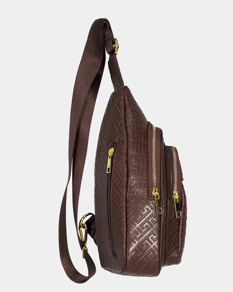 Brown Leather Messenger Bag - Image 8