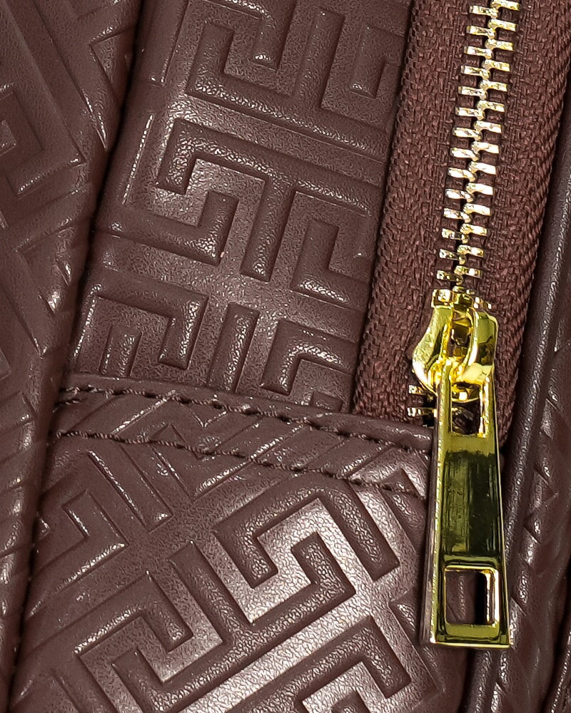 Brown Leather Messenger Bag - Image 9