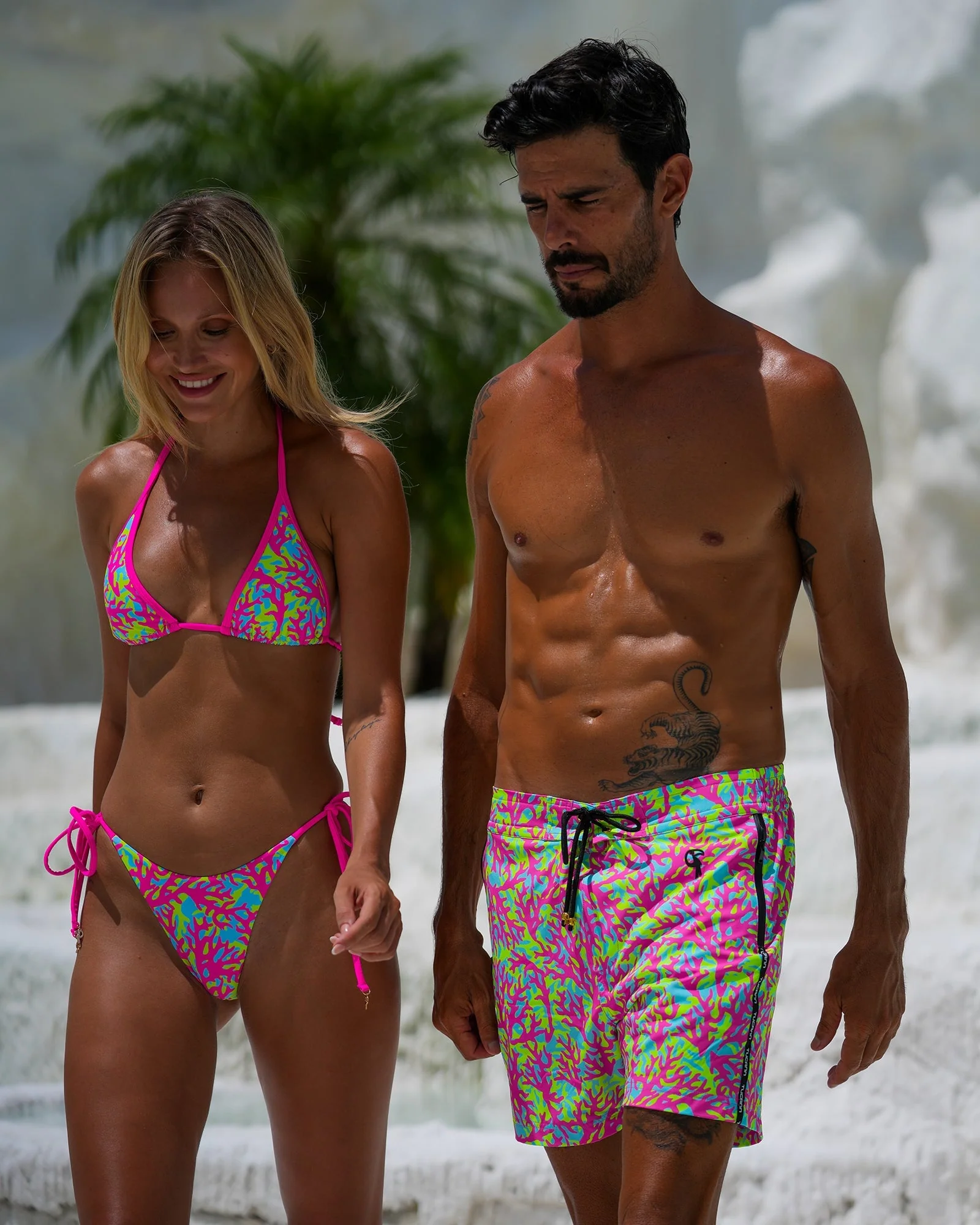 Candy Coral Bikini Top - Image 2