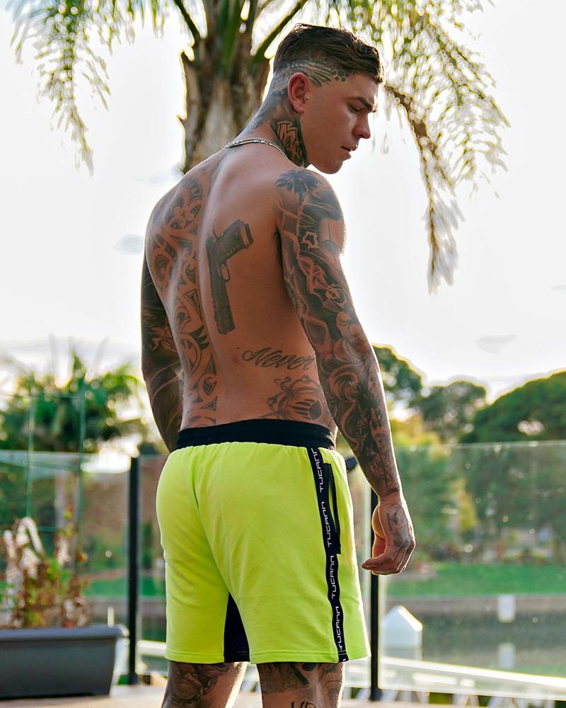 Men's Comfy Shorts - Lime Green - Image 5