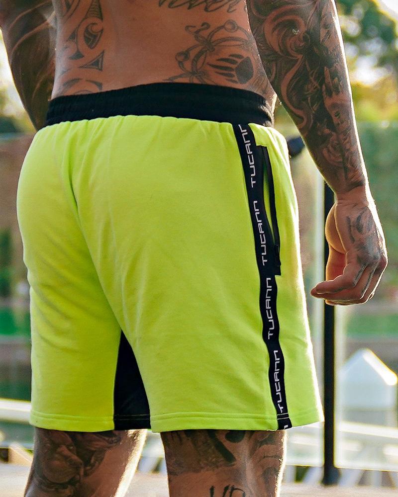 Men's Comfy Shorts - Lime Green - Image 6