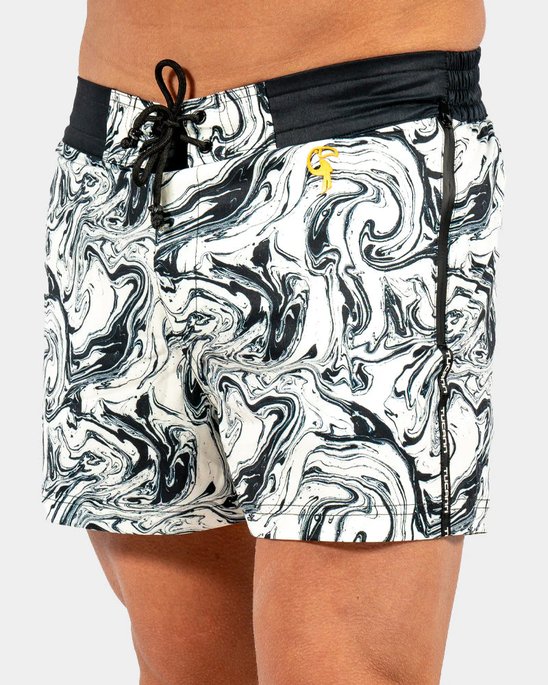 Cookies & Cream Swirl - 3 Inch Swim Trunks - Image 15