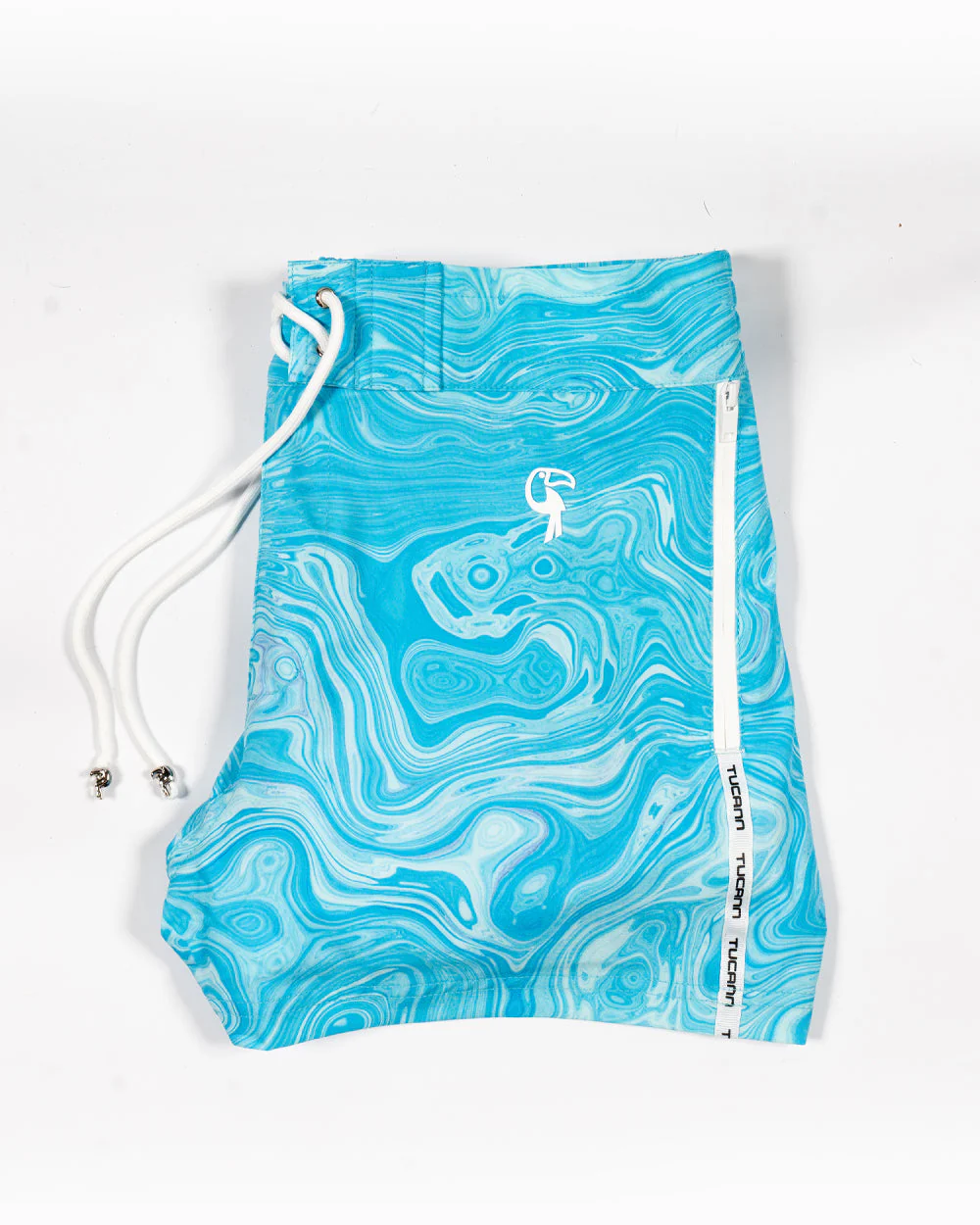 Blue Swirl - 3 Inch Swim Trunks - Image 6