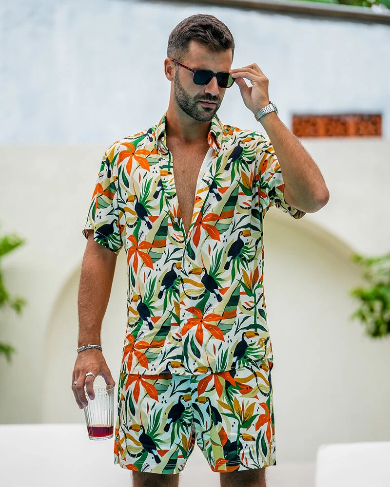 Luxe Set - Desert Jungle - Resort Shorts - Image 2