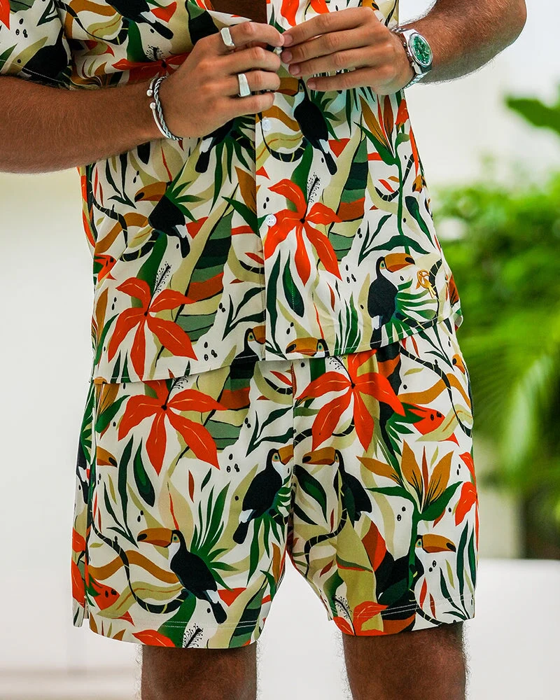 Luxe Set - Desert Jungle - Resort Shorts - Image 3
