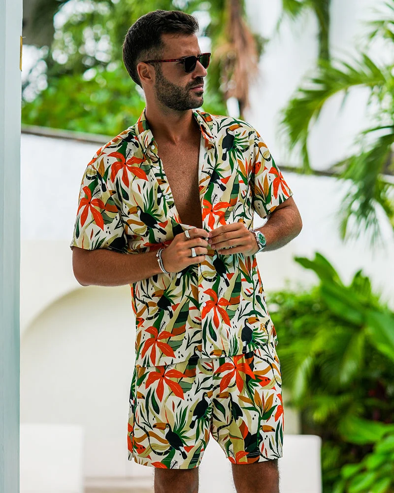 Luxe Set - Desert Jungle - Resort Shorts - Image 6