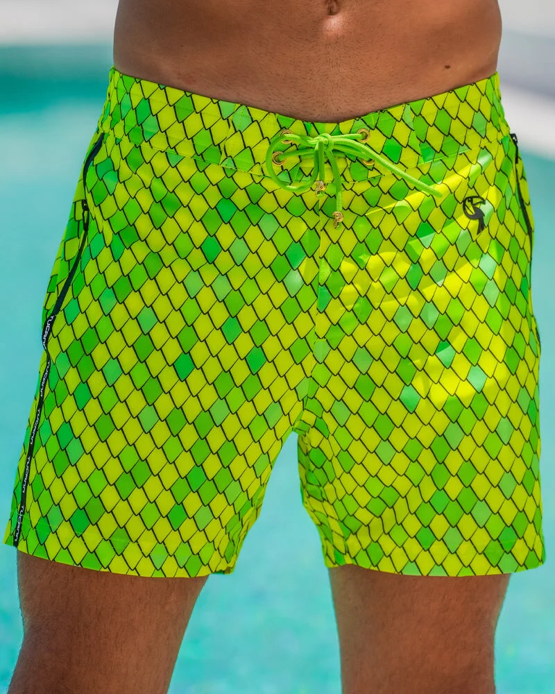 Dragon Scale - Lime 5"