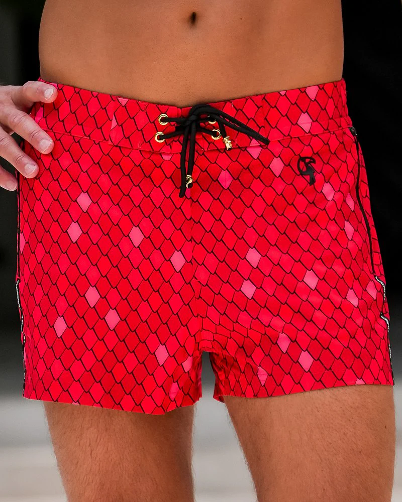 Dragon Scale - Red 3"