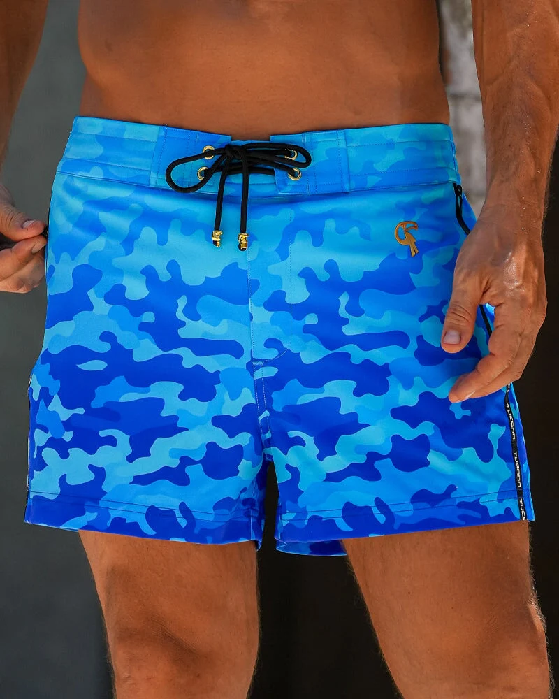 Faded Camo - Ocean 3"