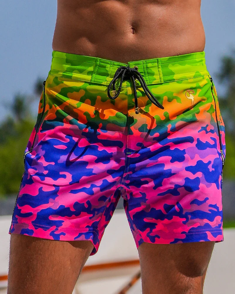 Faded Camo - Tropical 5"