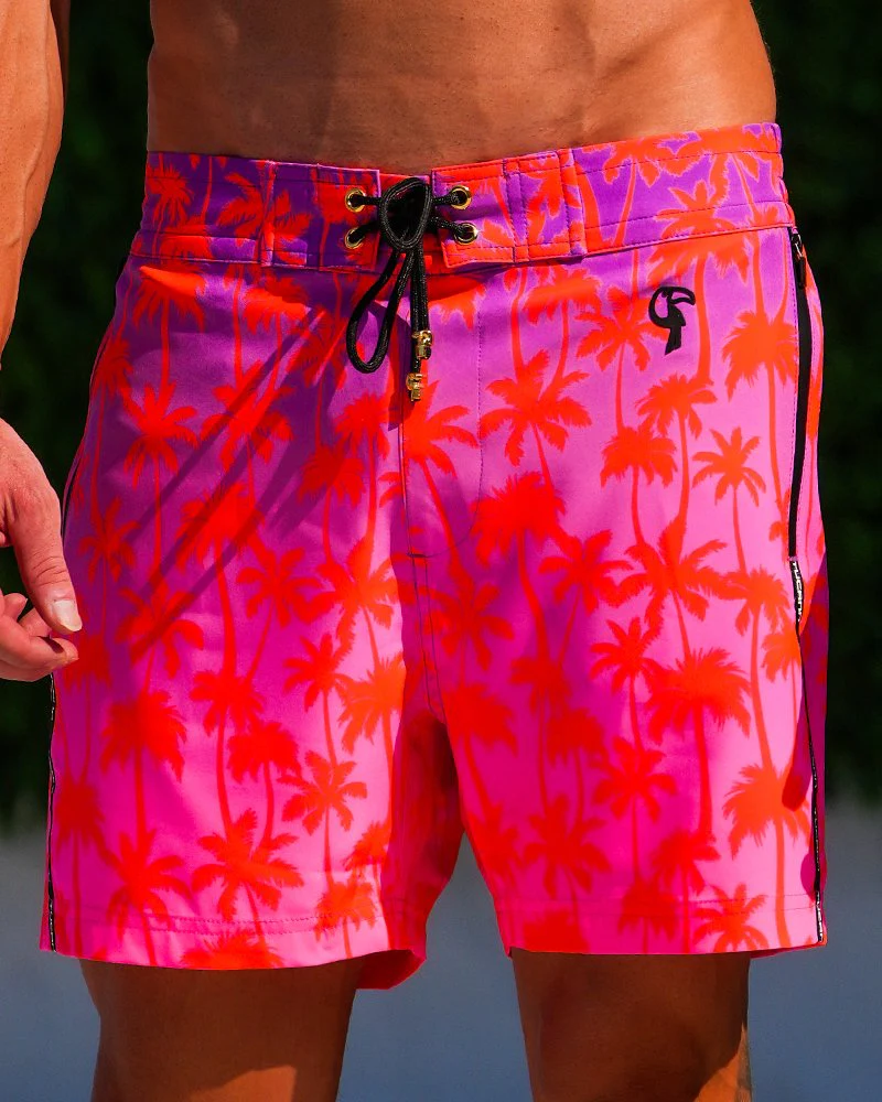 Faded Palm - Crimson 5''