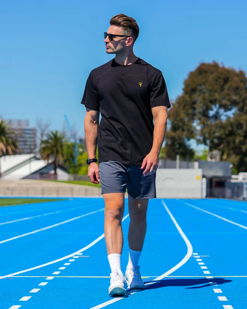 Hybrid Active Shorts - Grey - Image 3