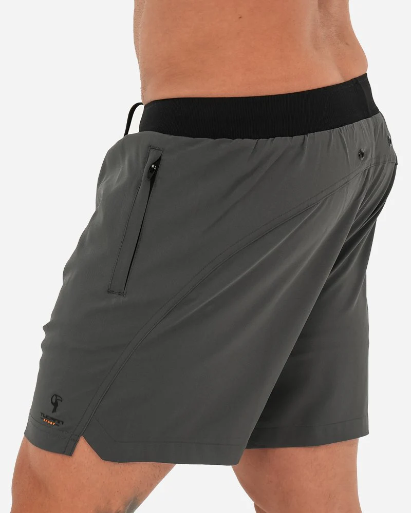 Hybrid Active Shorts - Grey - Image 5