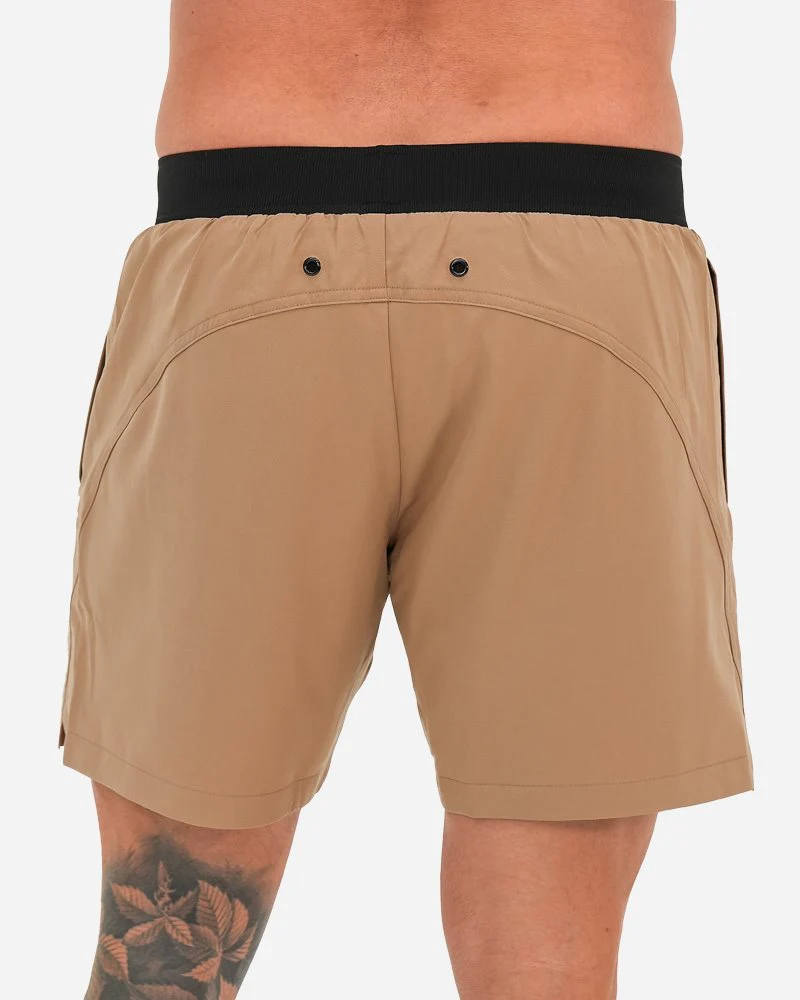 Hybrid Active Shorts - Tan - Image 7