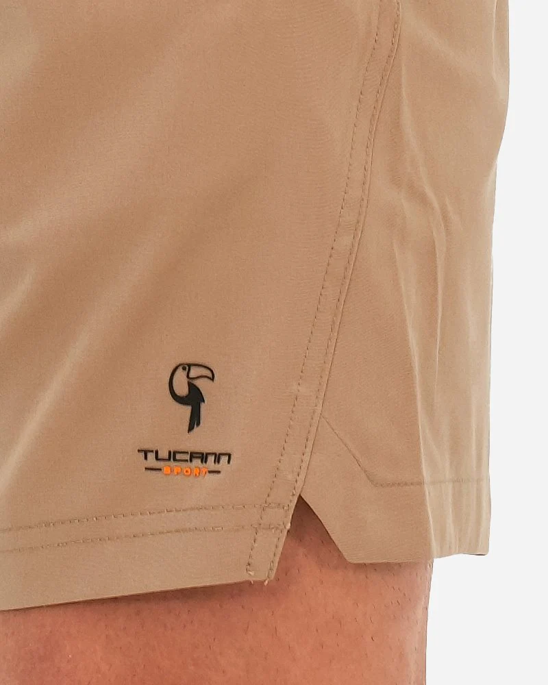Hybrid Active Shorts - Tan - Image 8