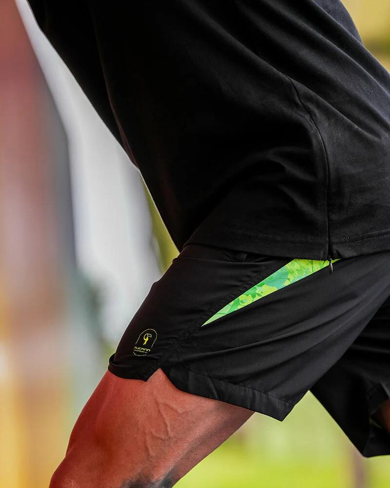 Hybrid Active Shorts Splatter - Fluro 5 Inch - Image 6