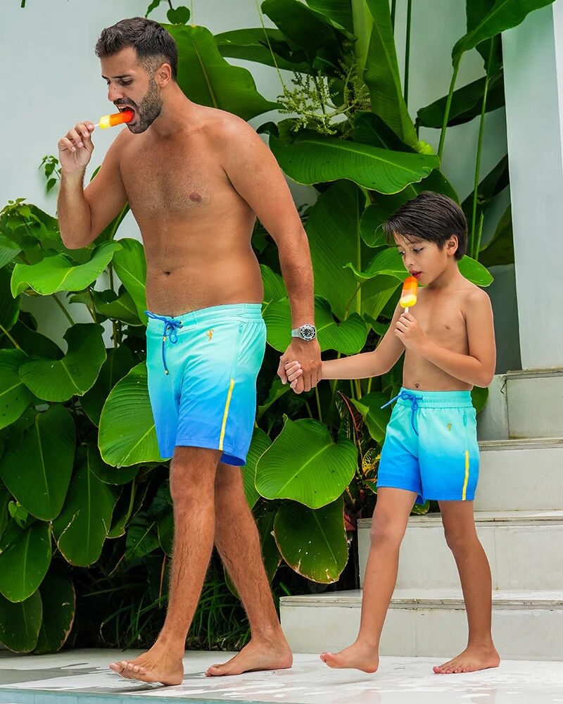 Kids Shorts - Faded Ocean - Image 13