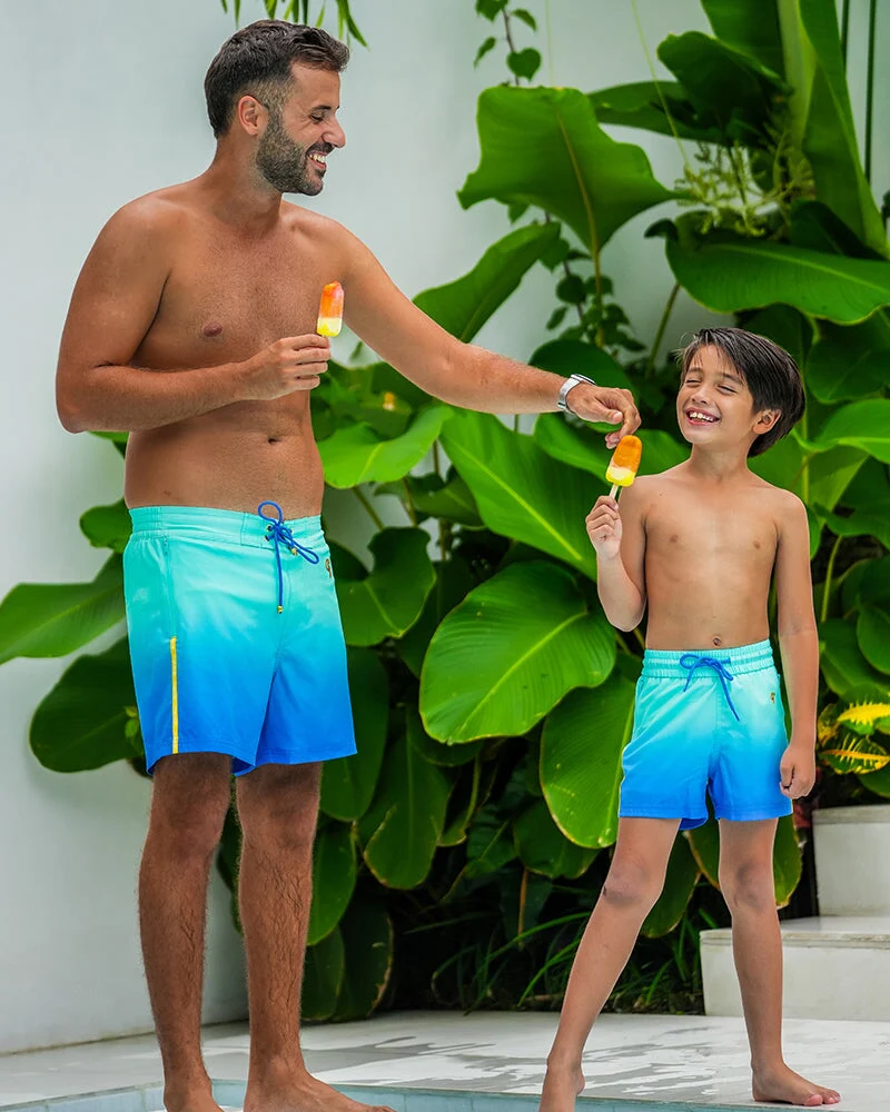 Kids Shorts - Faded Ocean - Image 16