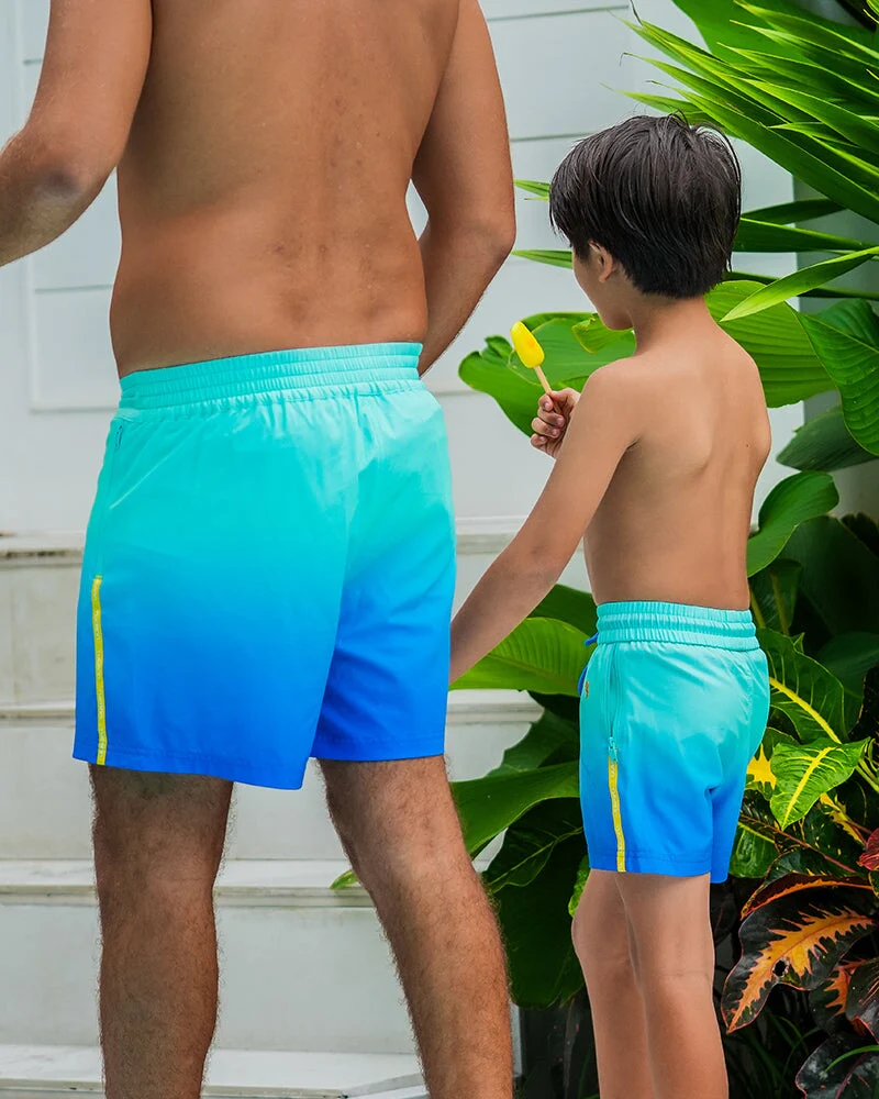 Kids Shorts - Faded Ocean - Image 17