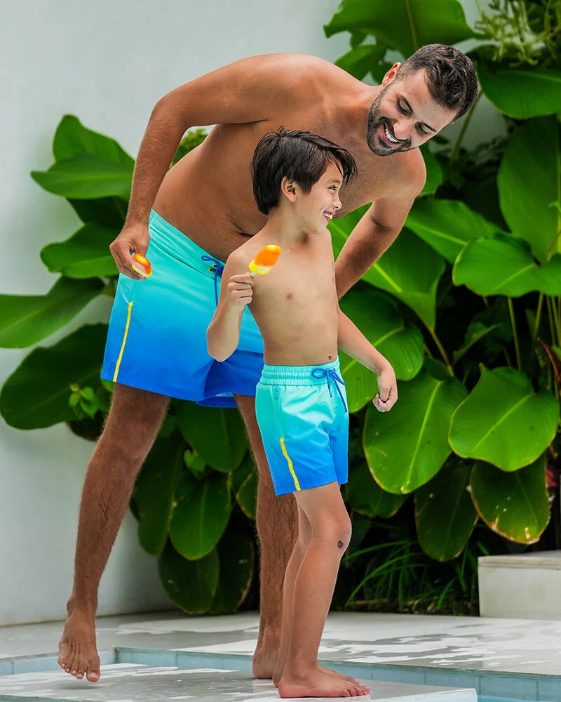 Kids Shorts - Faded Ocean - Image 19