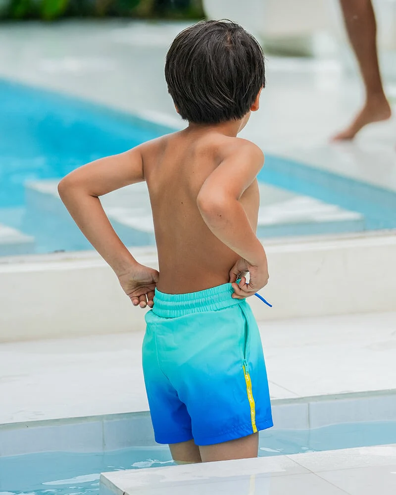Kids Shorts - Faded Ocean - Image 3