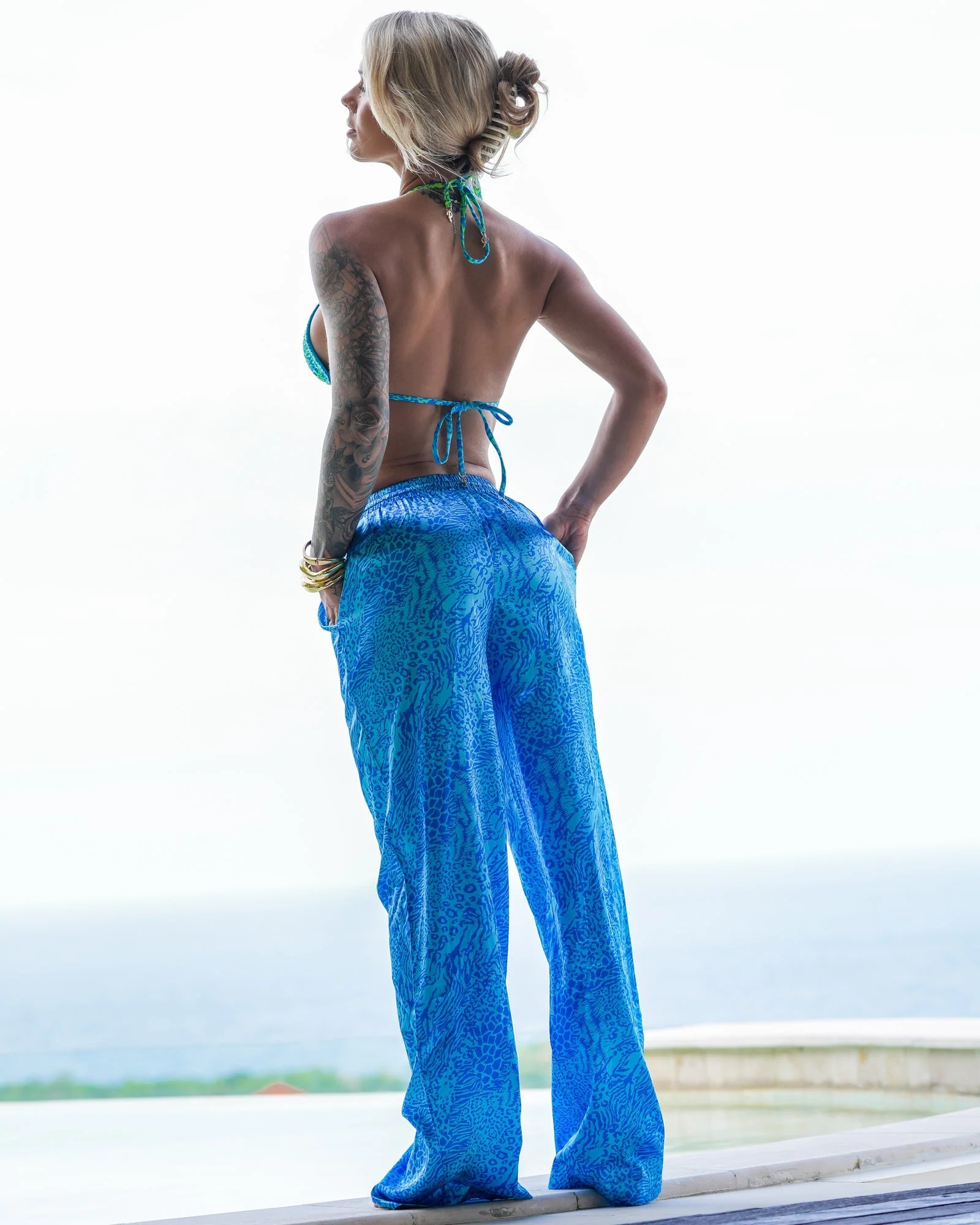 Miami Pant - Jungle Blue - Image 7