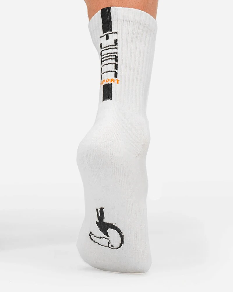 Mid-Rise Socks - White - Image 4