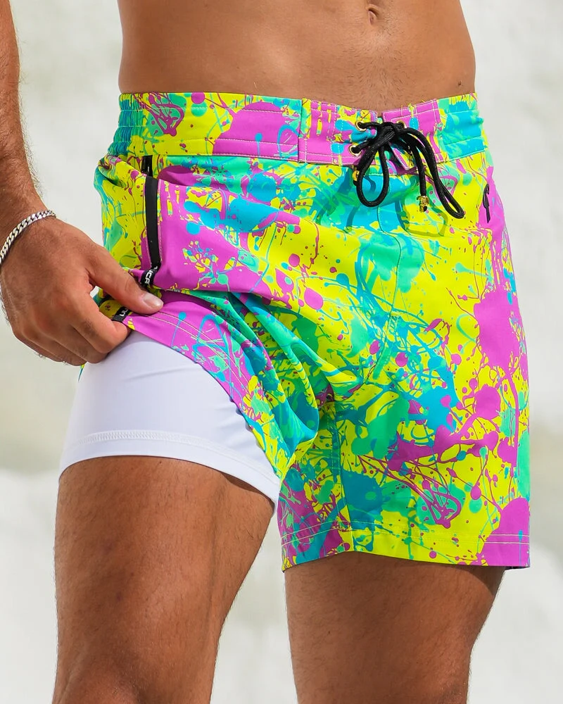 Wild Splatter Lime - 5" - Image 3