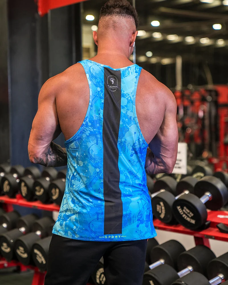 Performance Tank - Splatter - Blue - Image 12