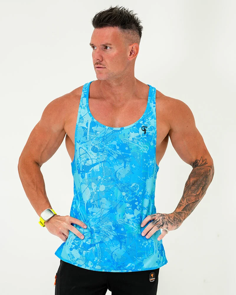 Performance Tank - Splatter - Blue - Image 2
