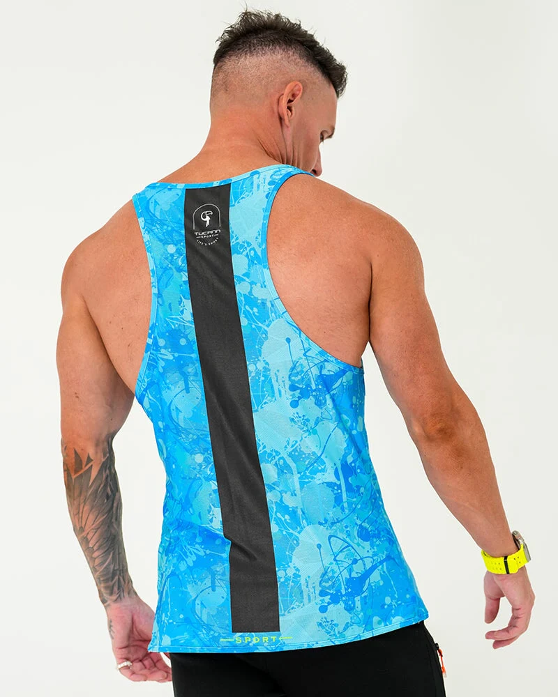 Performance Tank - Splatter - Blue - Image 3