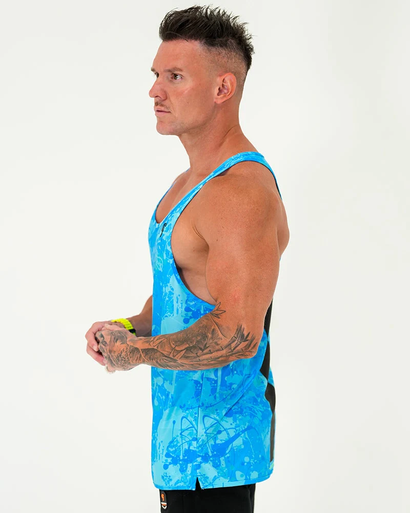 Performance Tank - Splatter - Blue - Image 4