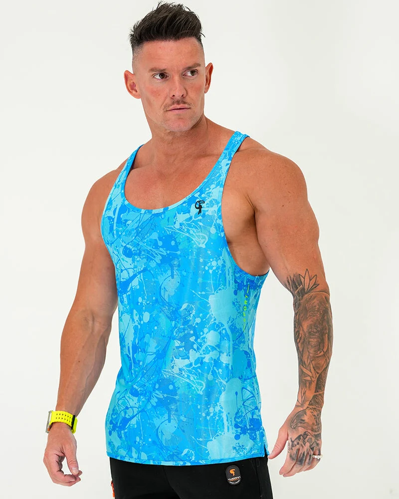 Performance Tank - Splatter - Blue - Image 6