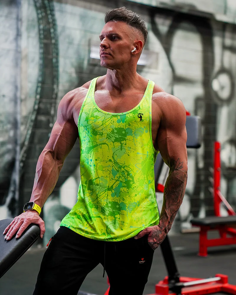 Performance Tank - Splatter - Green - Image 10