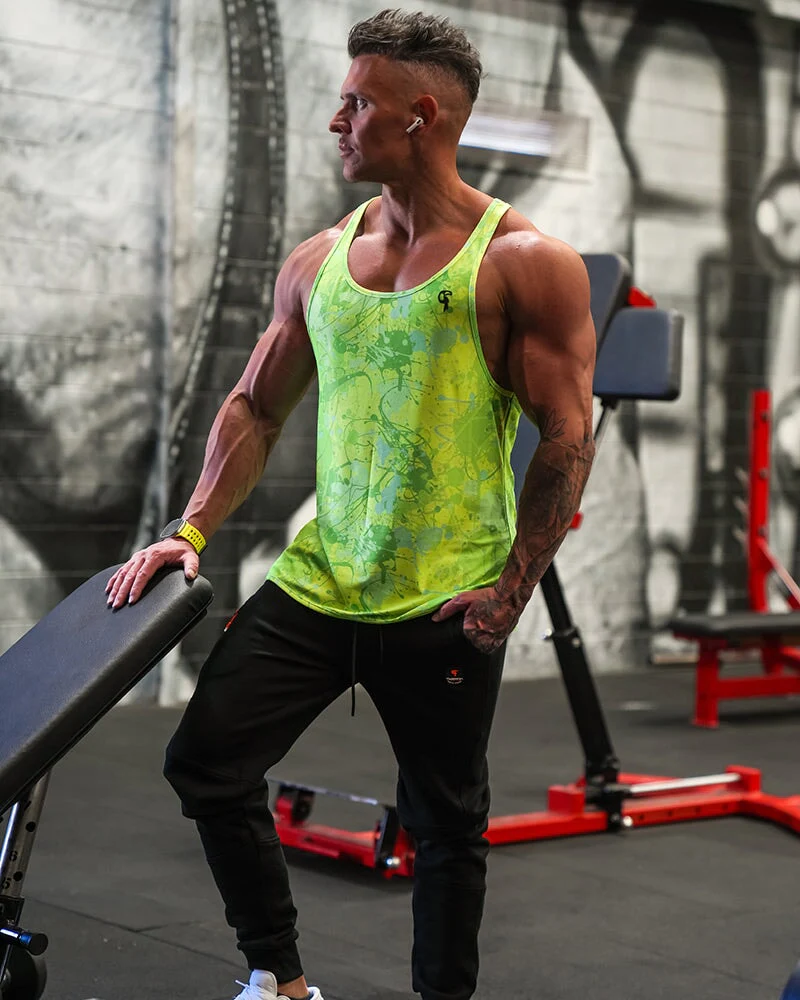 Performance Tank - Splatter - Green - Image 11