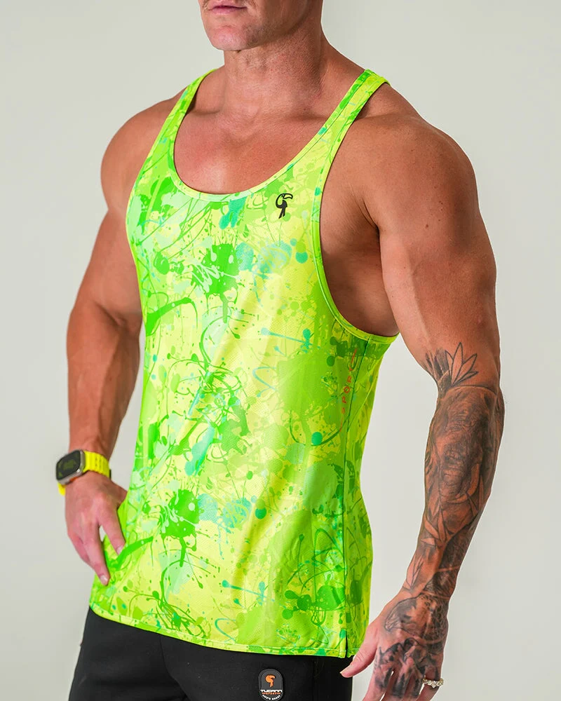 Performance Tank - Splatter - Green - Image 3