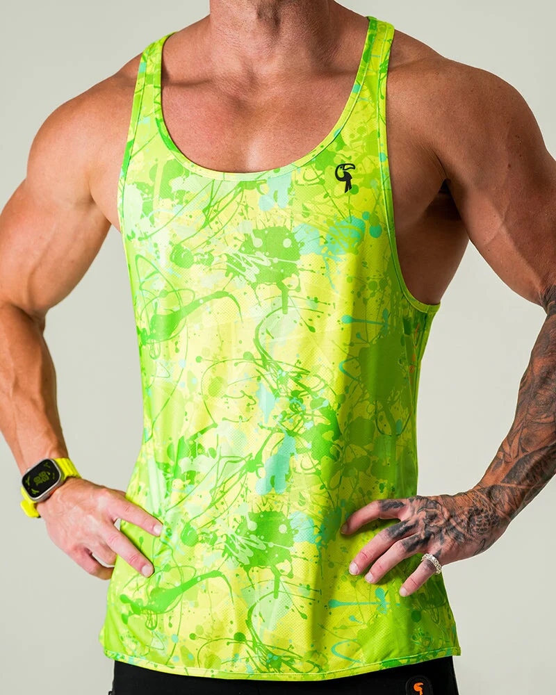 Performance Tank - Splatter - Green - Image 5