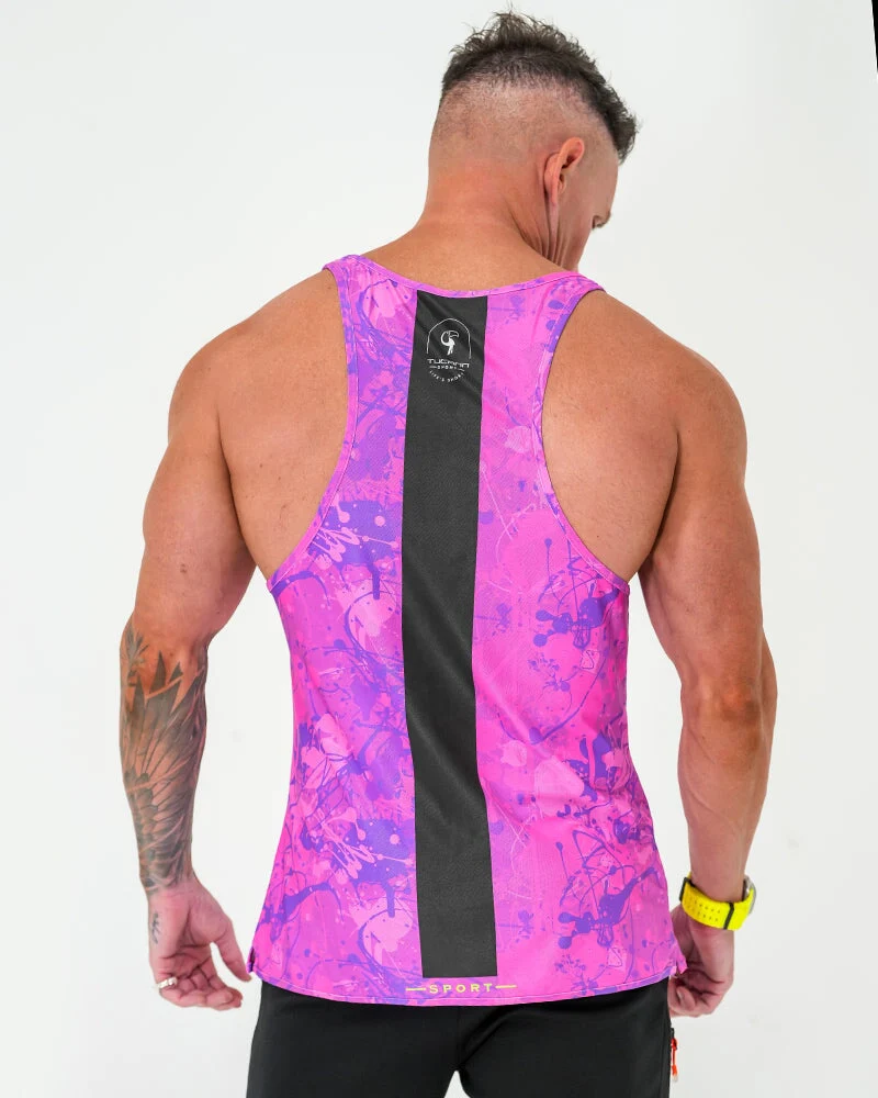 Performance Tank - Splatter - Purple - Image 3