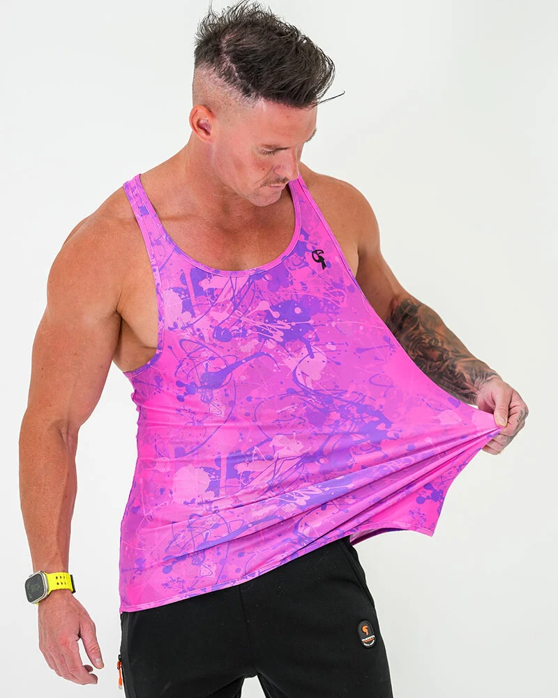 Performance Tank - Splatter - Purple - Image 6