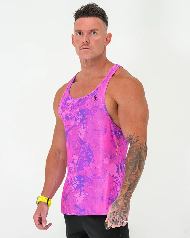 Performance Tank - Splatter - Purple - Image 8