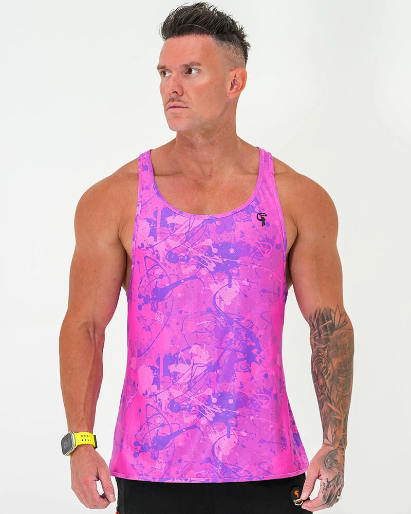 Performance Tank - Splatter - Purple - Image 9