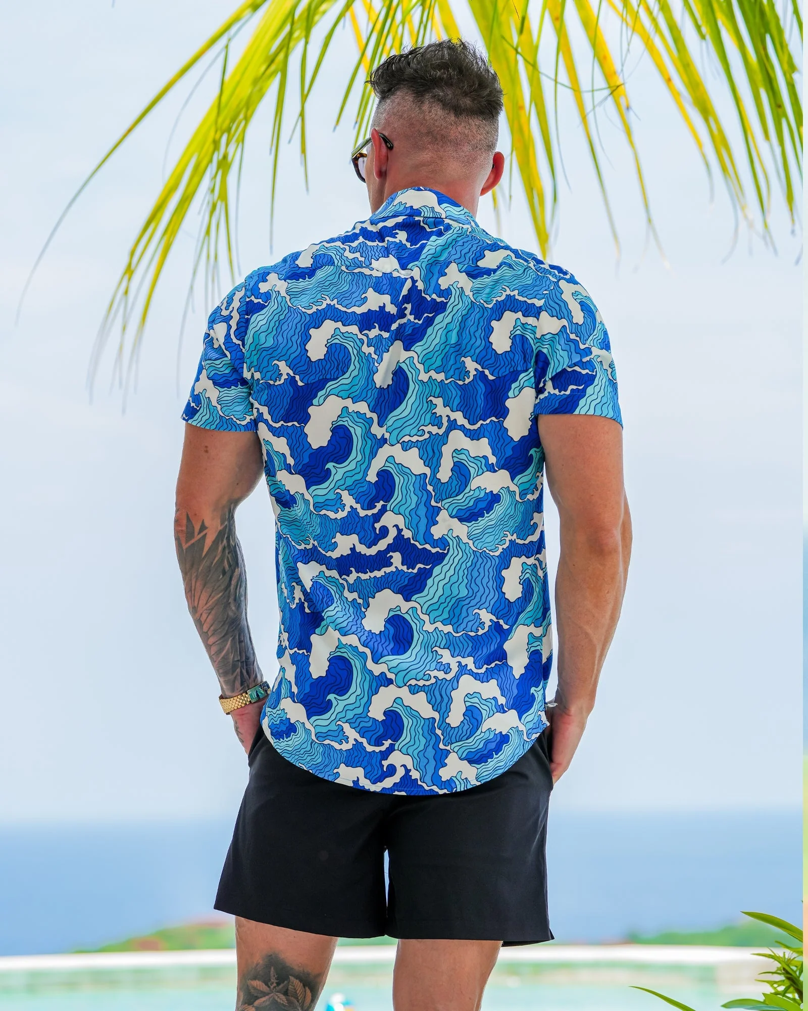 Rough Seas Shirt - Blue - Image 6