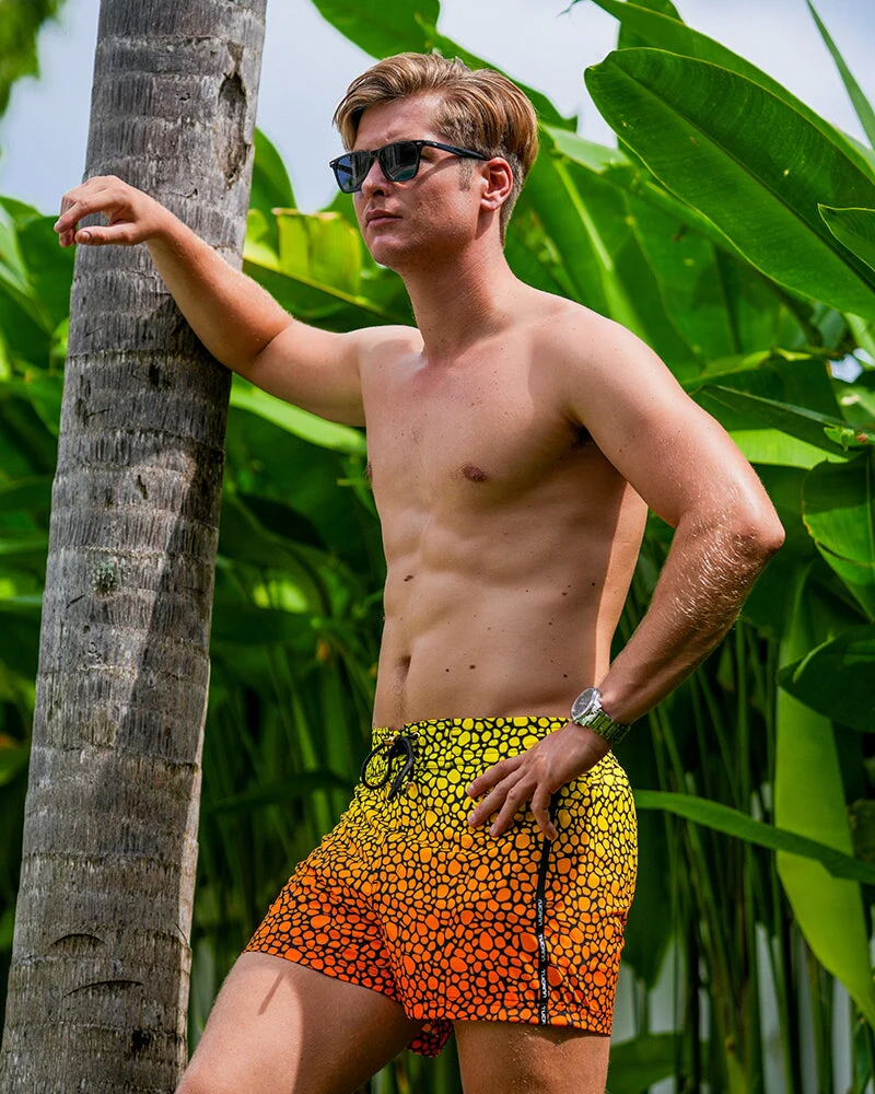 Stingray Sunset 3 Inch Swim Trunks - Image 4