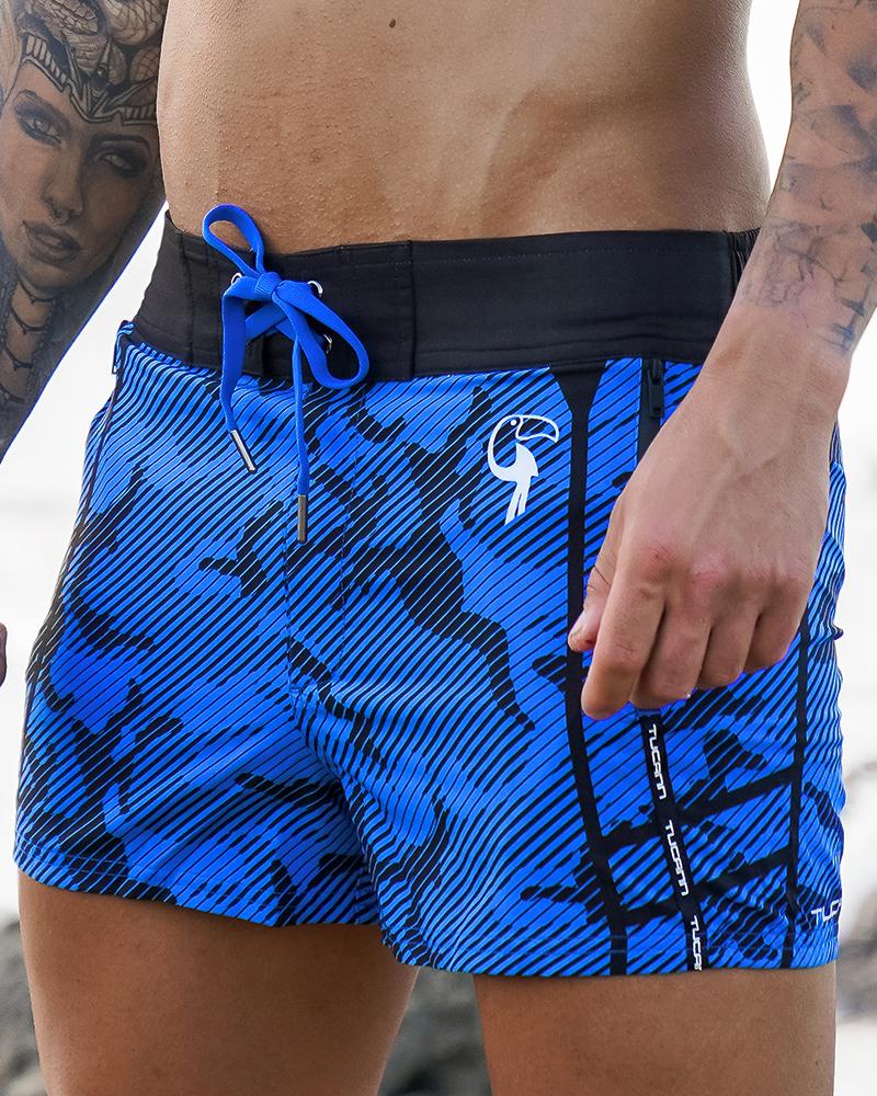 Striped Blue Camo - 3"